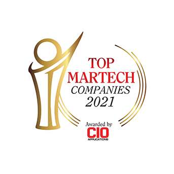 Honored as Top MarTech Company 2021 by CIO Applications