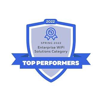 a Top Performer in FeaturedCustomers Spring 2022 Enterprise WiFi Solutions Category
